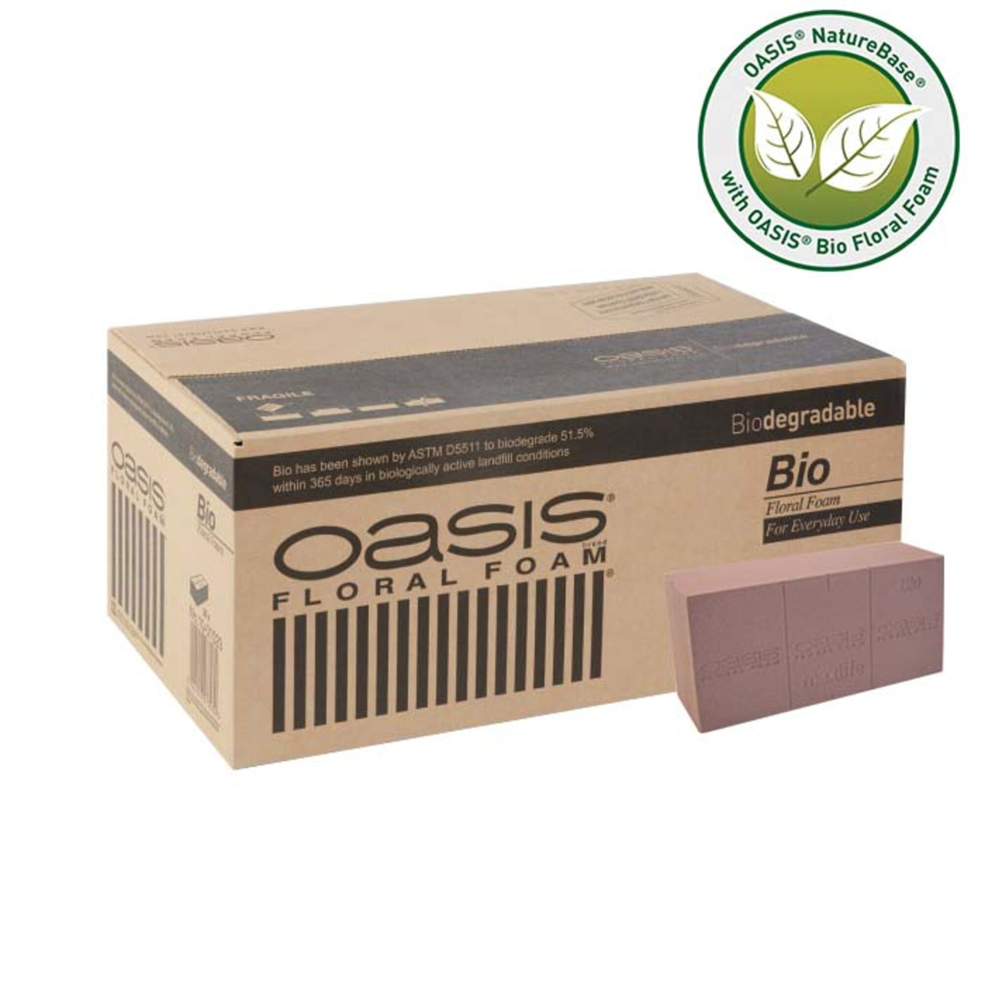 Oasis Naturebase BIO Floral Foam - afbreekbaar